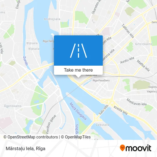 Карта Mārstaļu Iela