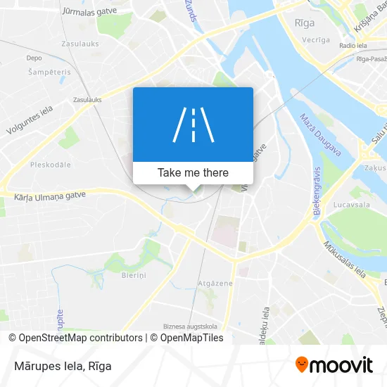 Mārupes Iela map