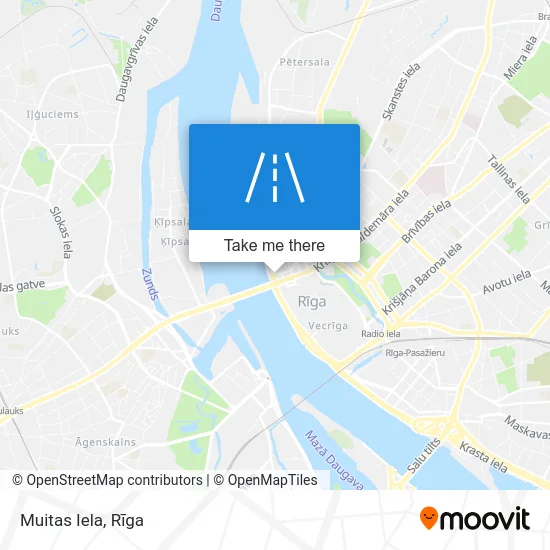 Карта Muitas Iela