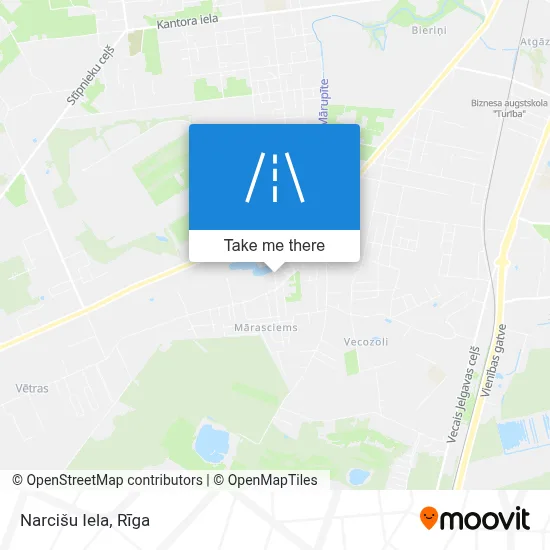 Narcišu Iela map