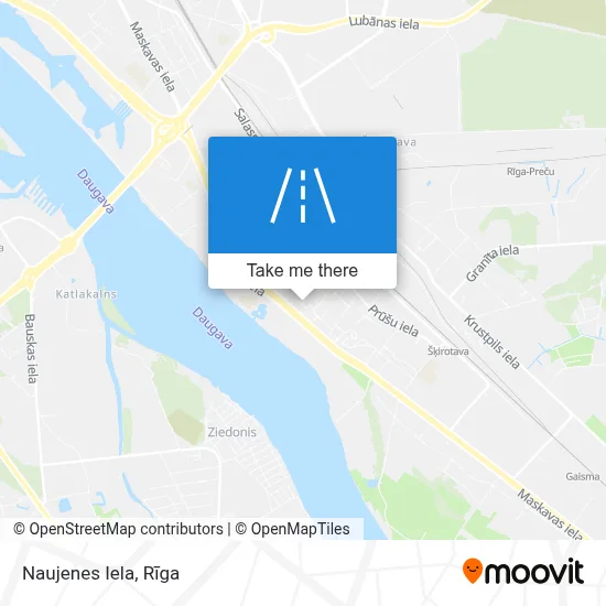 Naujenes Iela map