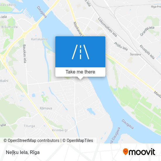 Neļķu Iela map