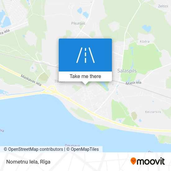 Карта Nometnu Iela