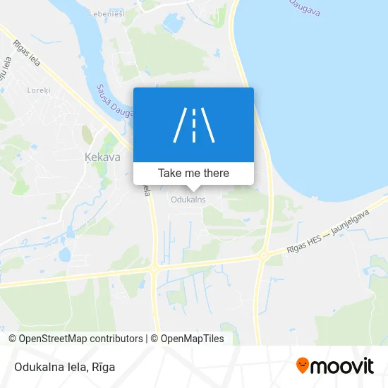 Odukalna Iela map