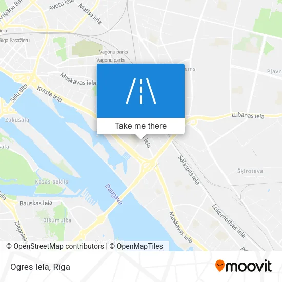 Карта Ogres Iela