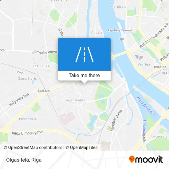 Olgas Iela map