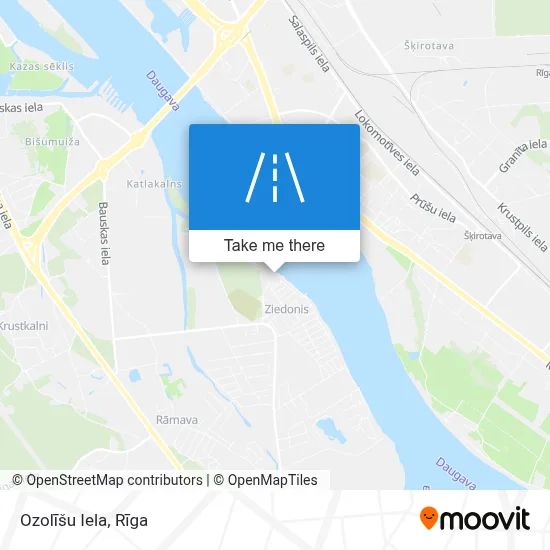 Ozolīšu Iela map