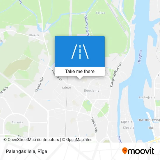 Palangas Iela map