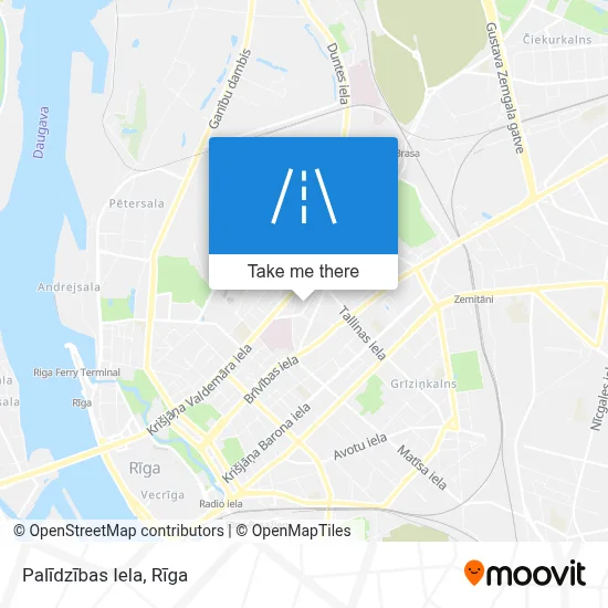 Palīdzības Iela map