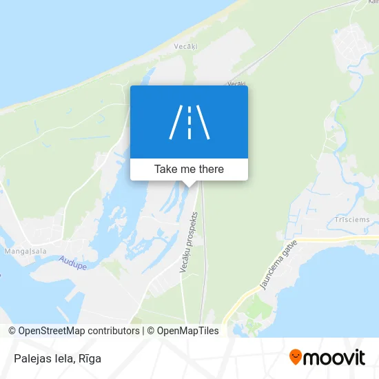 Карта Palejas Iela
