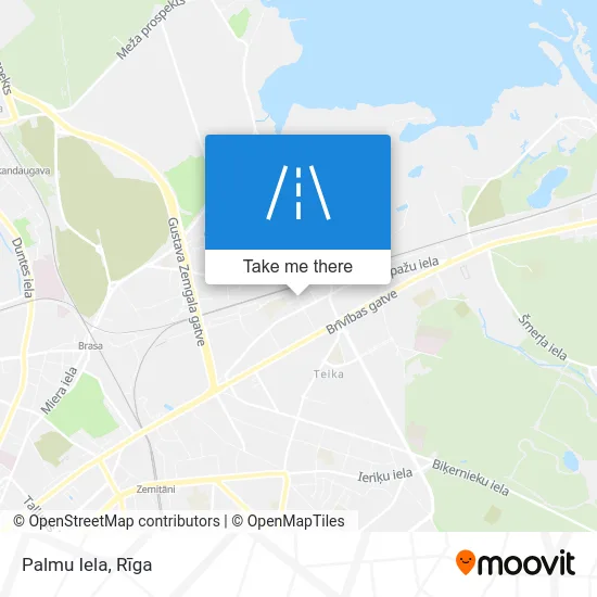 Palmu Iela map
