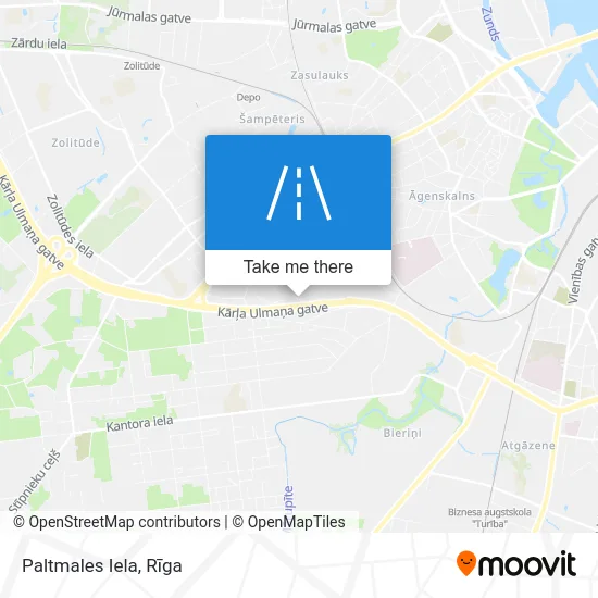 Paltmales Iela map
