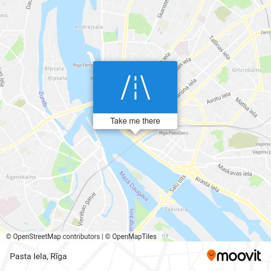 Карта Pasta Iela