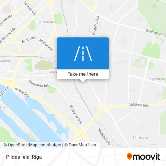 Pildas Iela map