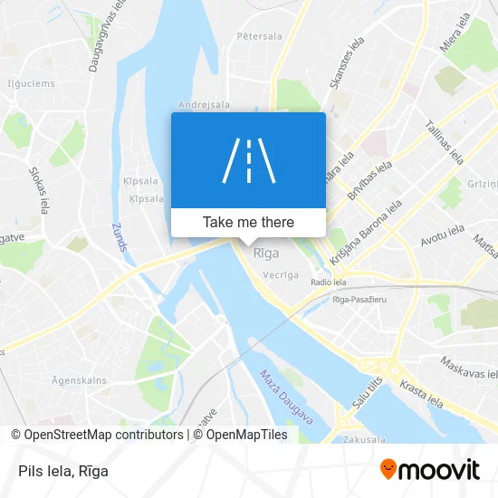 Pils Iela map