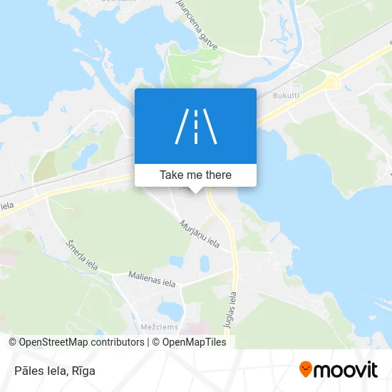 Карта Pāles Iela