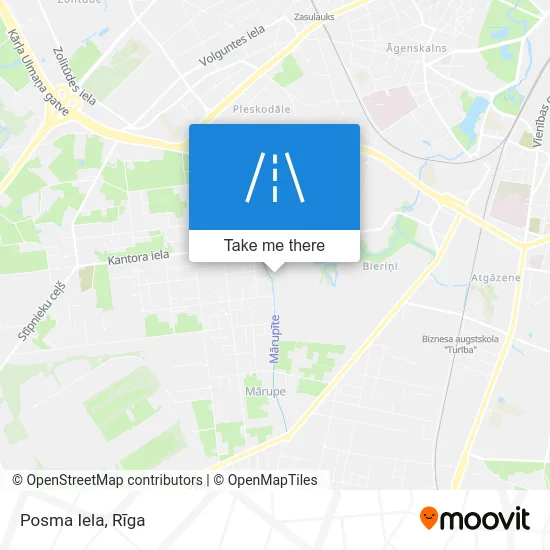 Posma Iela map