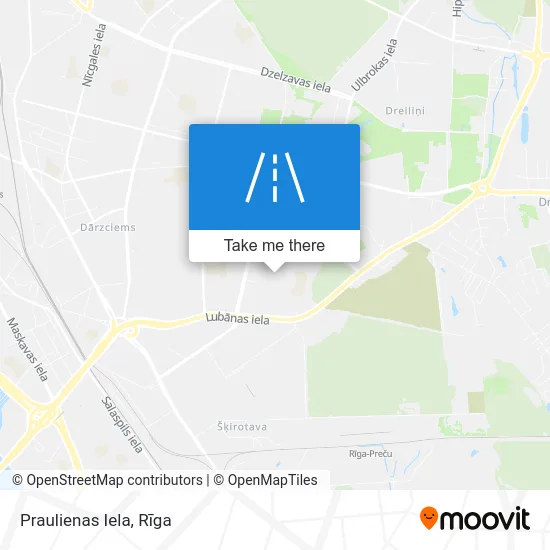 Praulienas Iela map