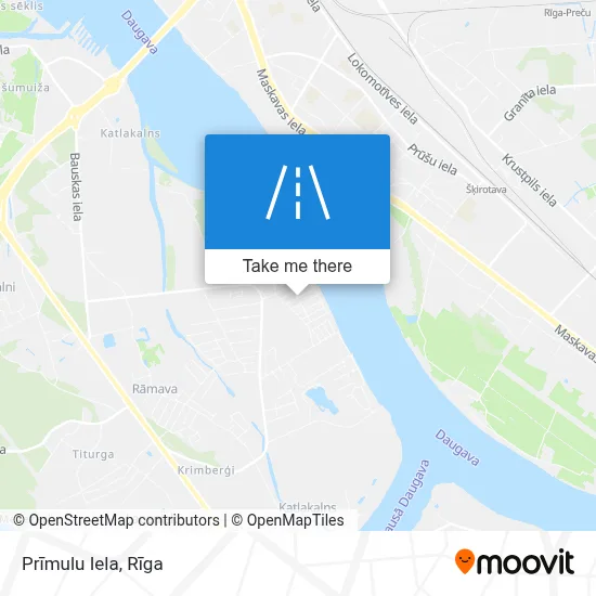 Prīmulu Iela map