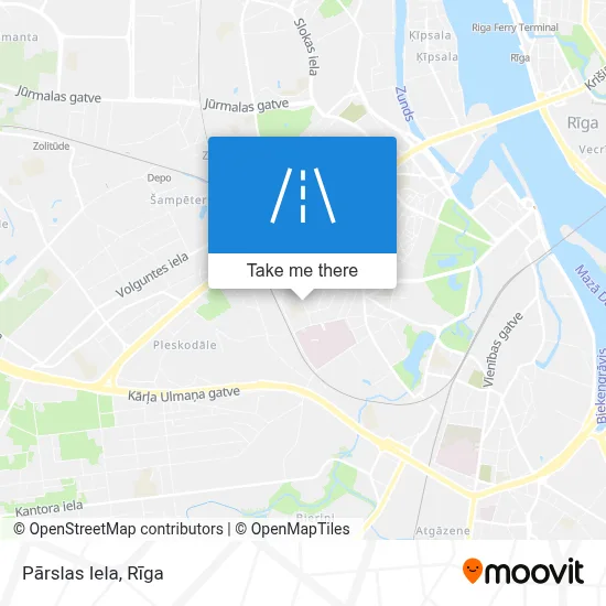 Pārslas Iela map