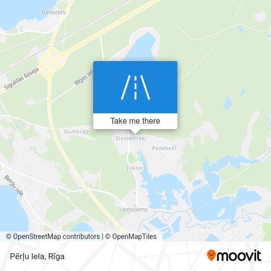 Pērļu Iela map