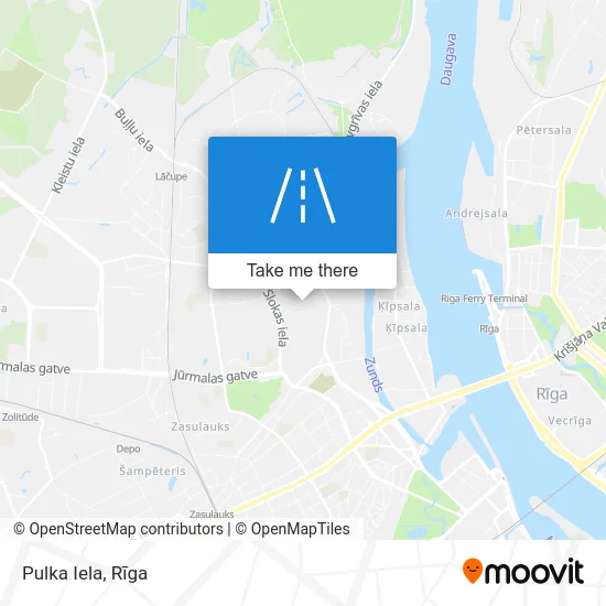 Pulka Iela map
