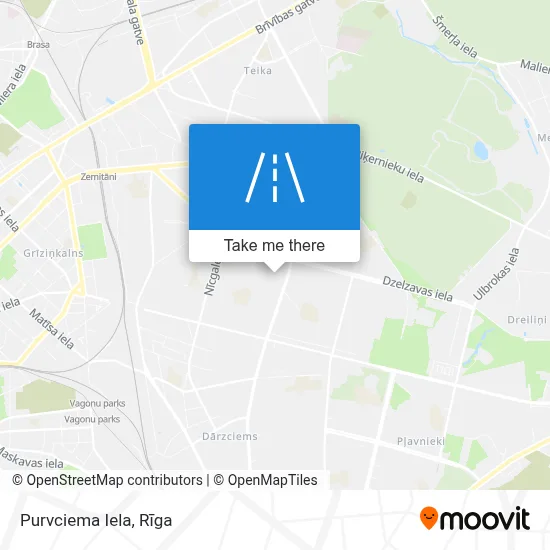 Purvciema Iela map