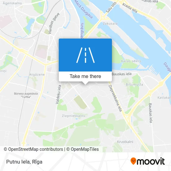 Карта Putnu Iela