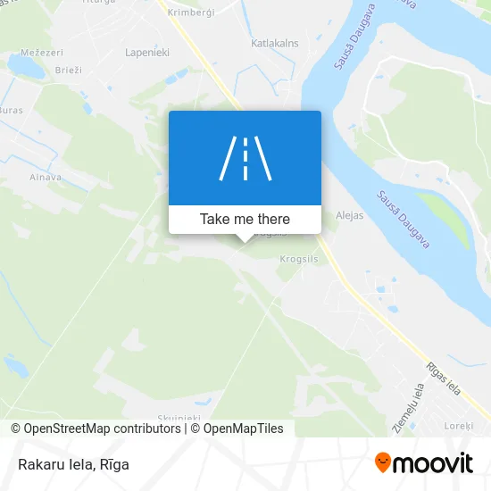 Rakaru Iela map