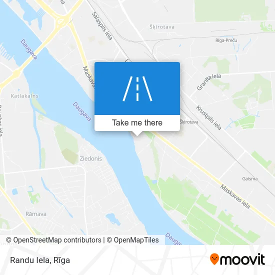 Карта Randu Iela