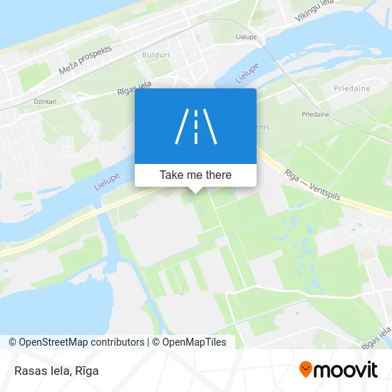 Rasas Iela map