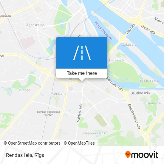 Rendas Iela map