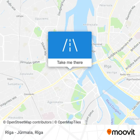 Rīga - Jūrmala map