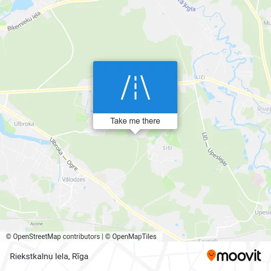 Карта Riekstkalnu Iela