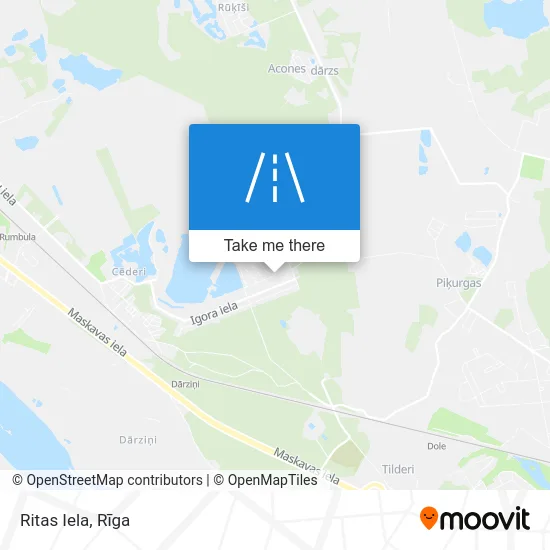 Ritas Iela map