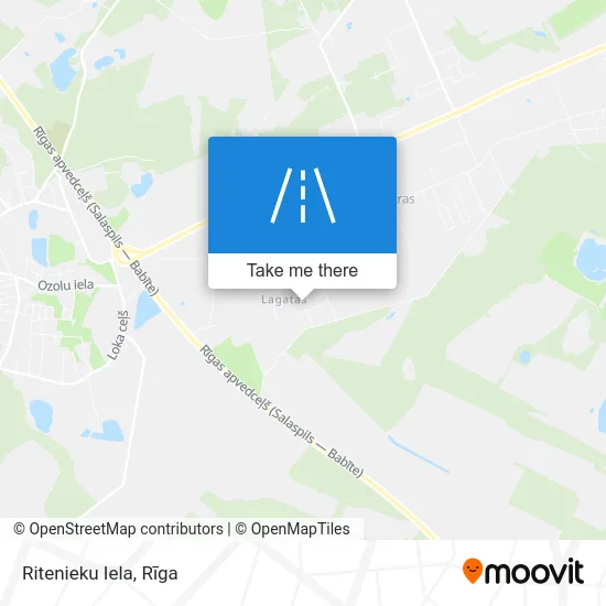 Ritenieku Iela map