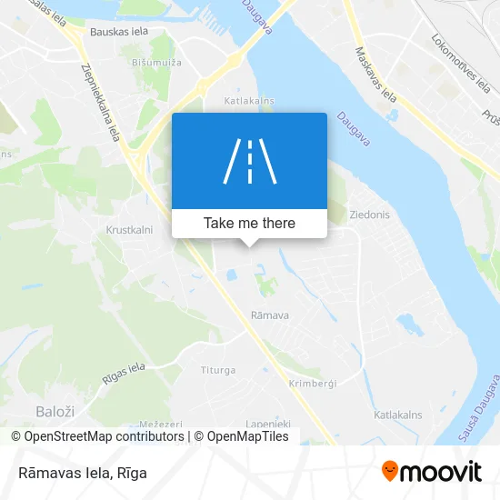 Карта Rāmavas Iela