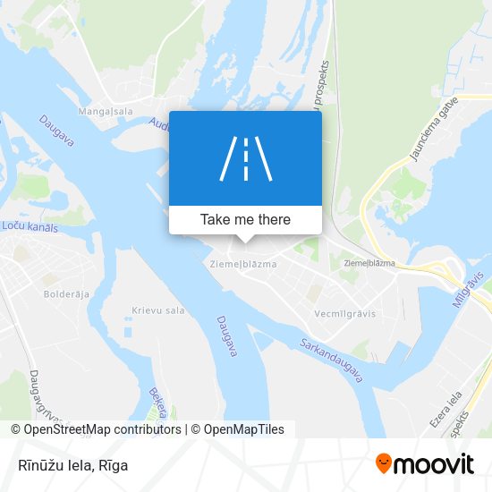 Rīnūžu Iela map