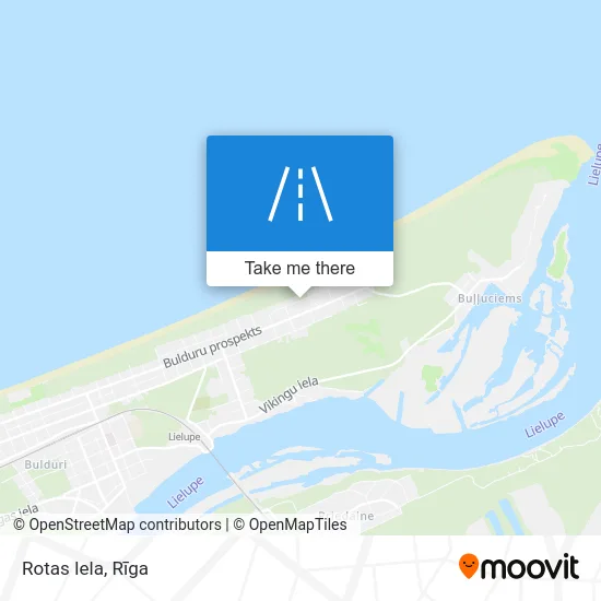 Карта Rotas Iela
