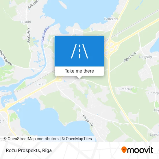 Rožu Prospekts map