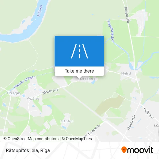 Rātsupītes Iela map
