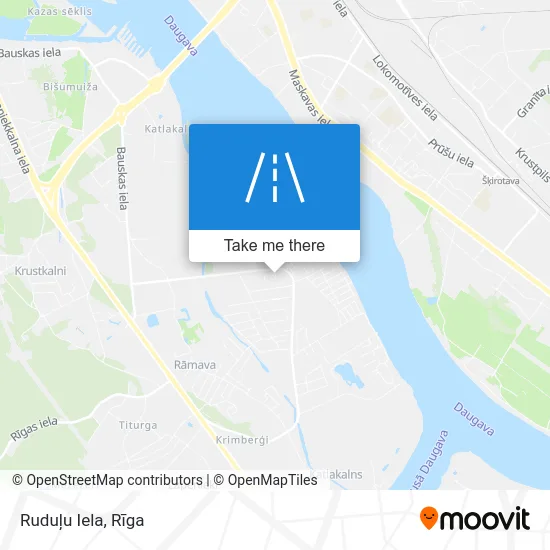 Ruduļu Iela map
