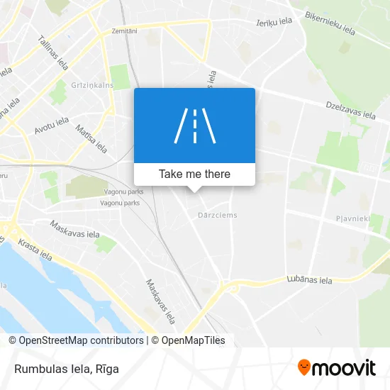 Rumbulas Iela map
