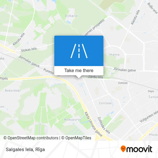 Salgales Iela map