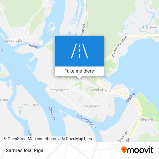 Sarmas Iela map