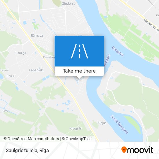 Saulgriežu Iela map