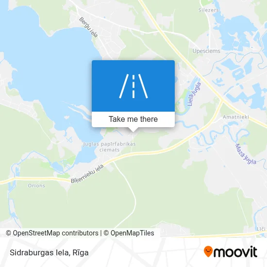 Sidraburgas Iela map