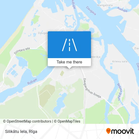 Карта Silikātu Iela