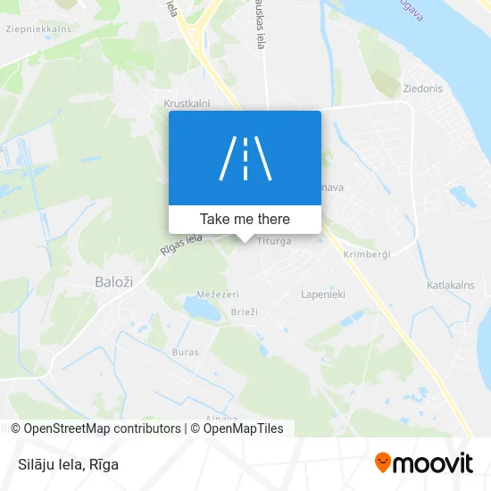 Карта Silāju Iela