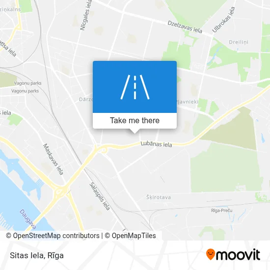 Sitas Iela map